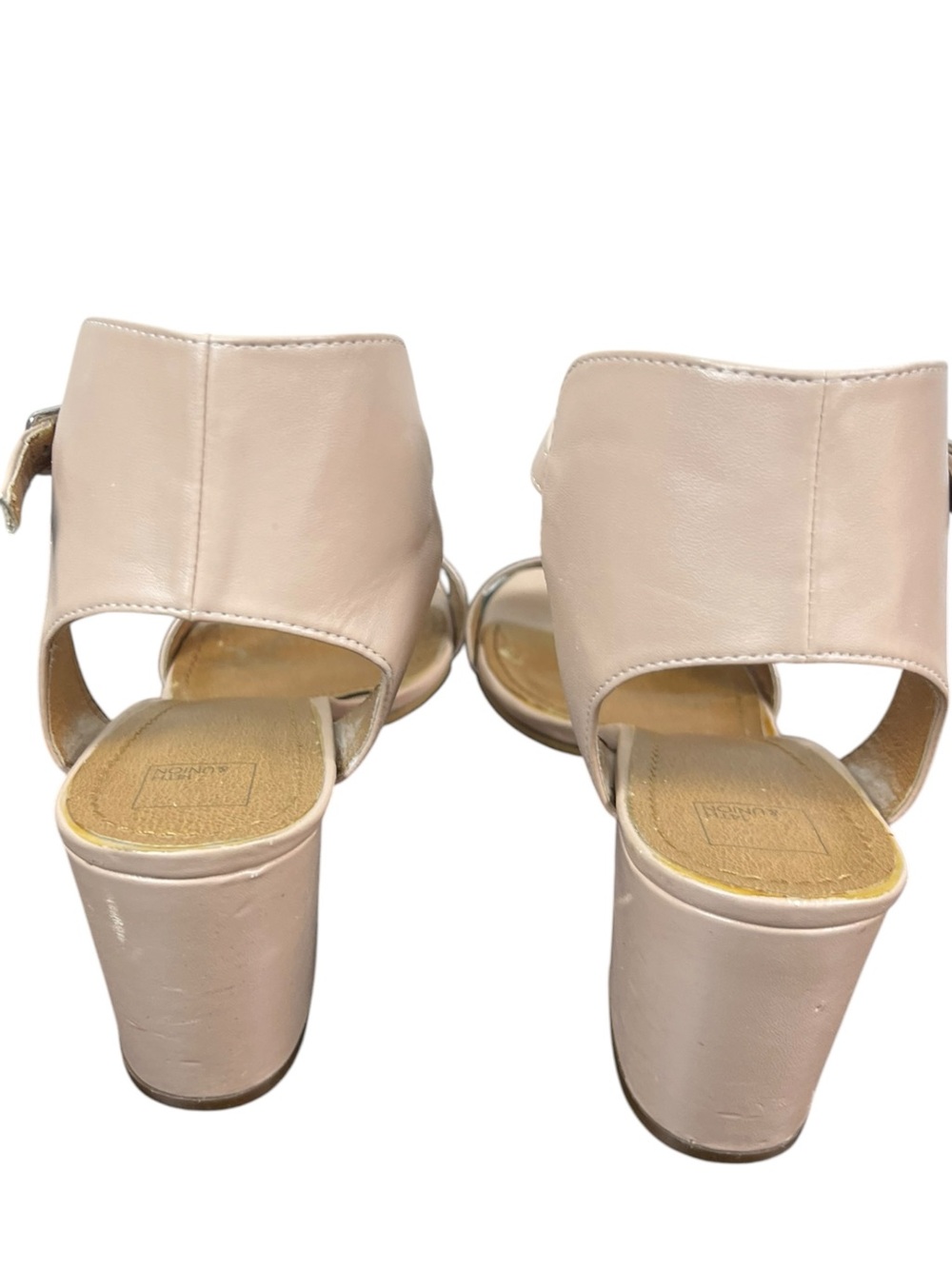 14th & Union Beige Patent Ankle Strap Heels Women's size 8 - Picture 11 of 12